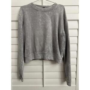 Bobi 100% cotton gray crewneck size Large